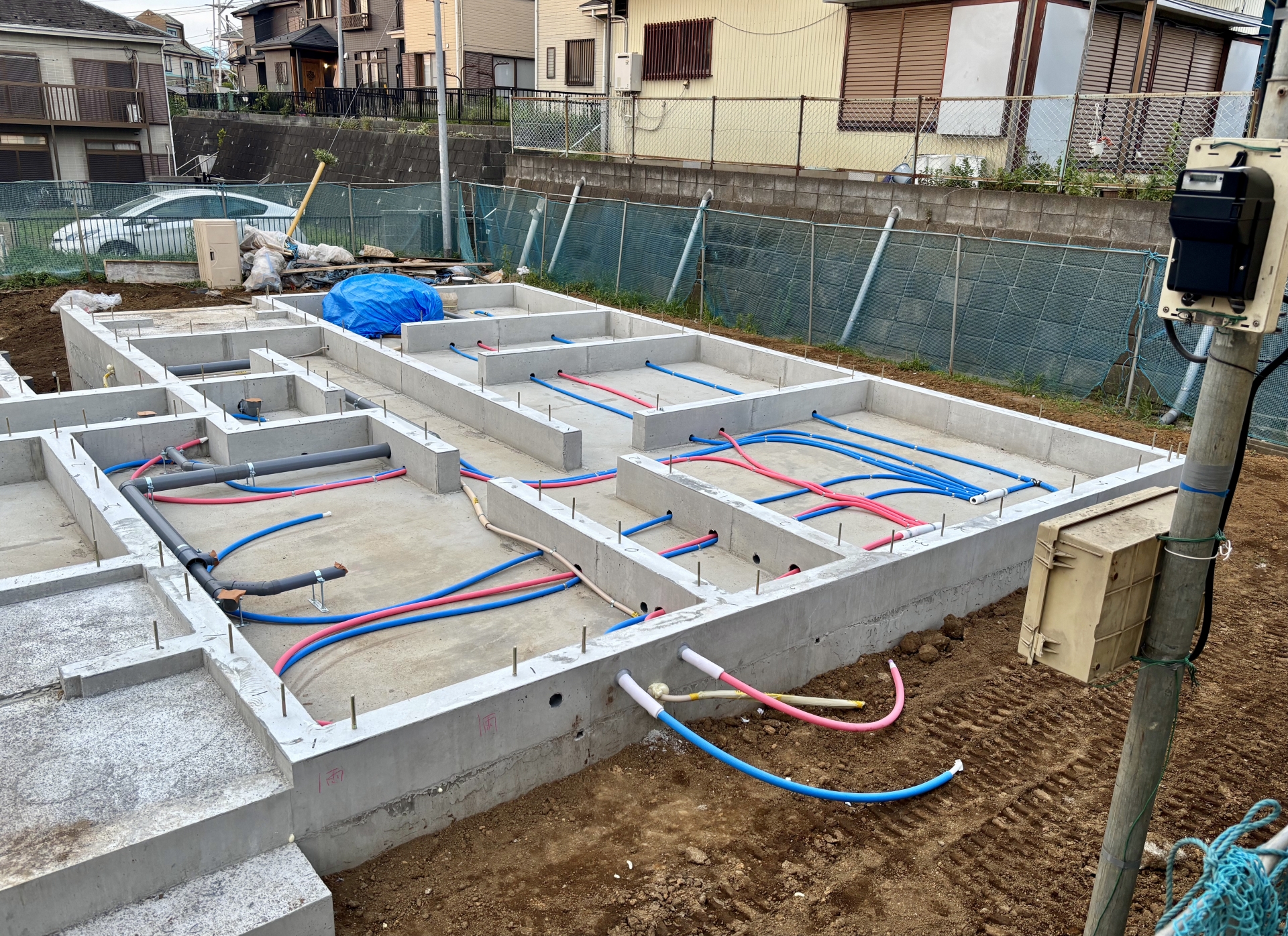 基礎断熱での床ガラリ
