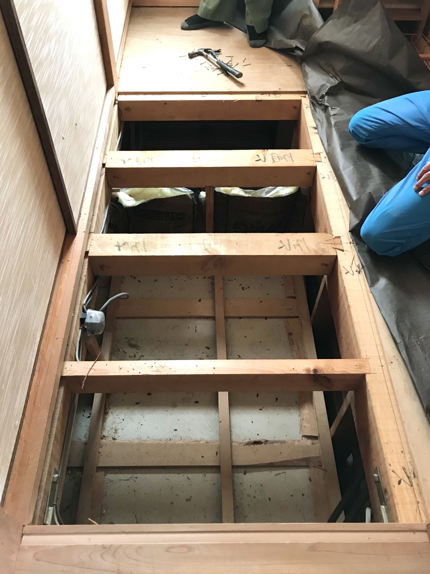 基礎断熱と床断熱の併用
